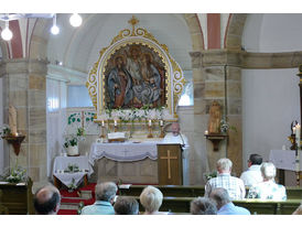 75 Jahre Wachsstockfest an der Weingartenkapelle in Naumburg (Foto: Karl-Franz Thiede)